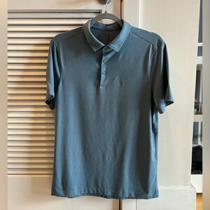 Lululemon Evolution Short-Sleeve Polo — Medium — River Blue